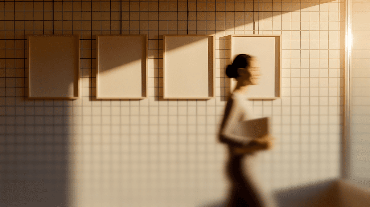 A woman with a file